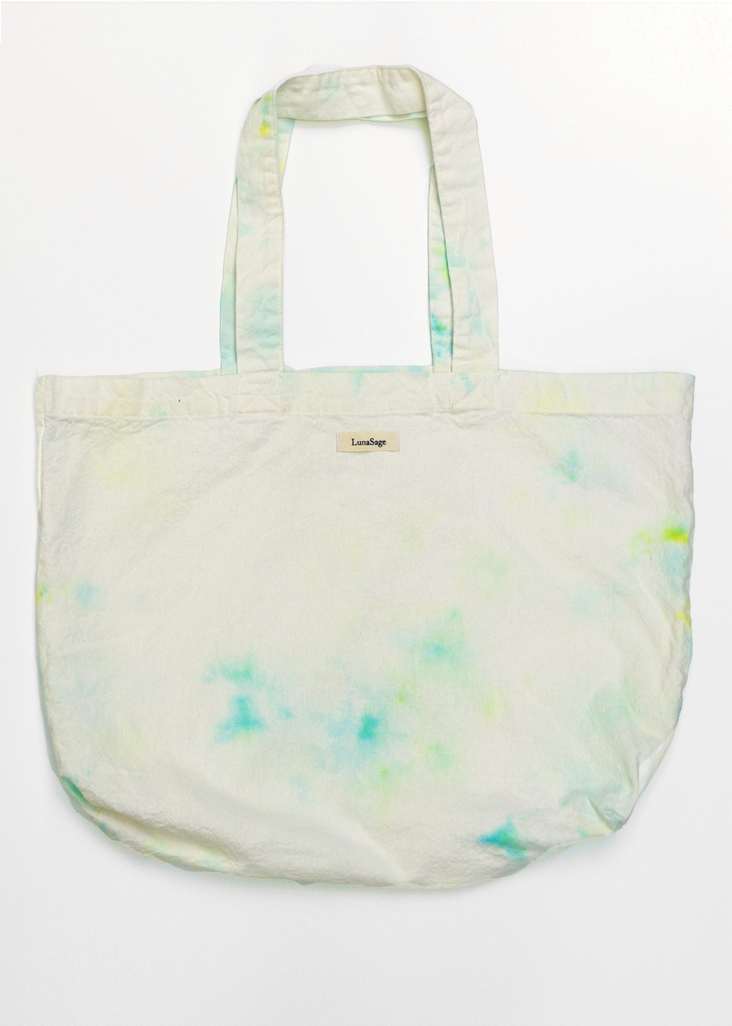 Tie Dye Tote Bag - Raindrop Green - MuniMuni