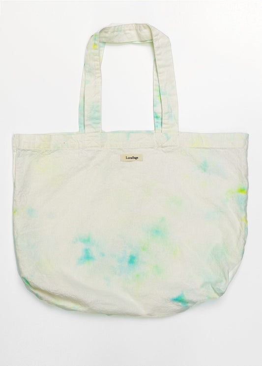 Green Watercolor Tote Bag
