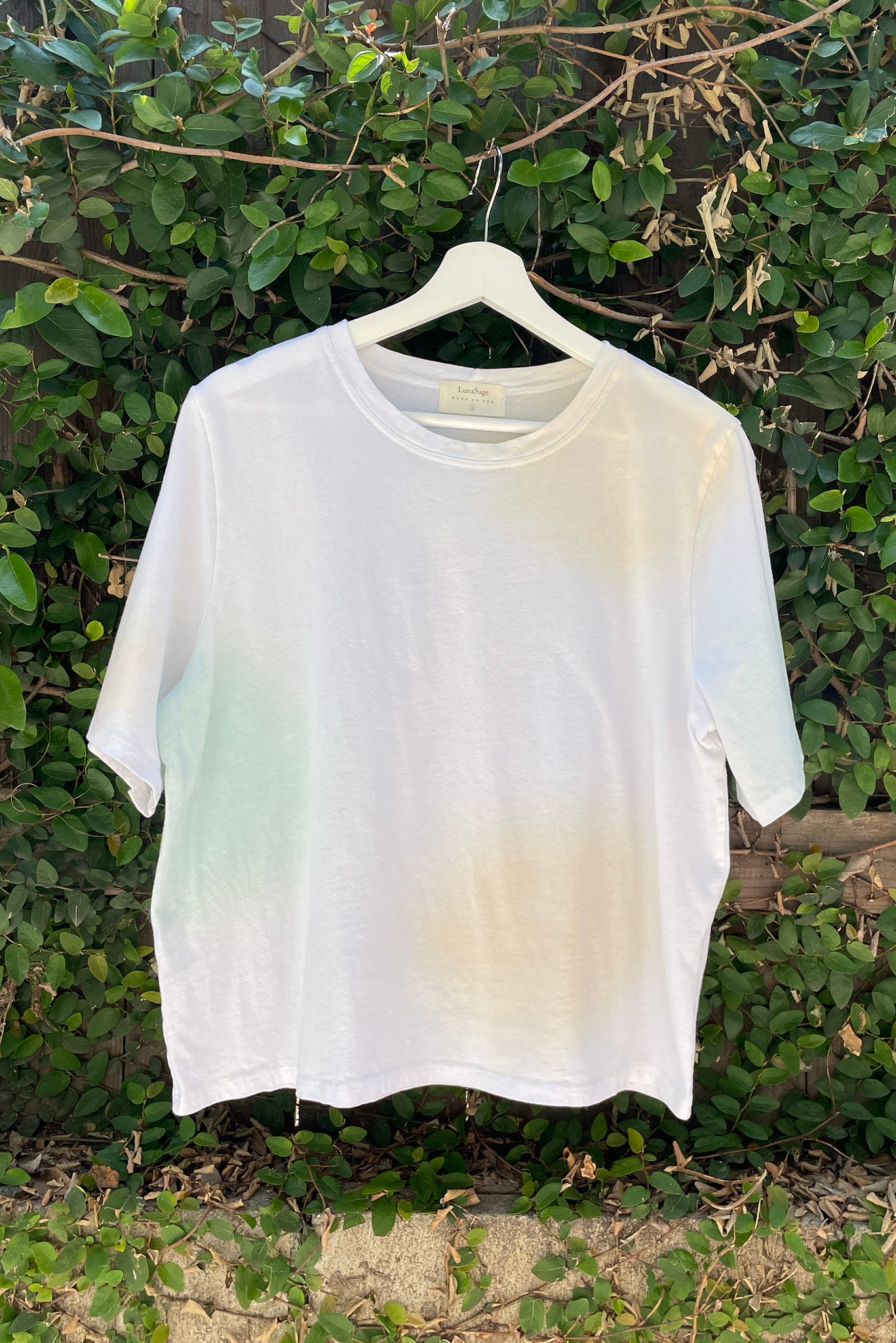 Butterscotch/Sage Dots Dye Tee